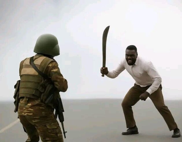 Ugandan protester filmed brandishing panga in Nakuru demos arrested » Capital News