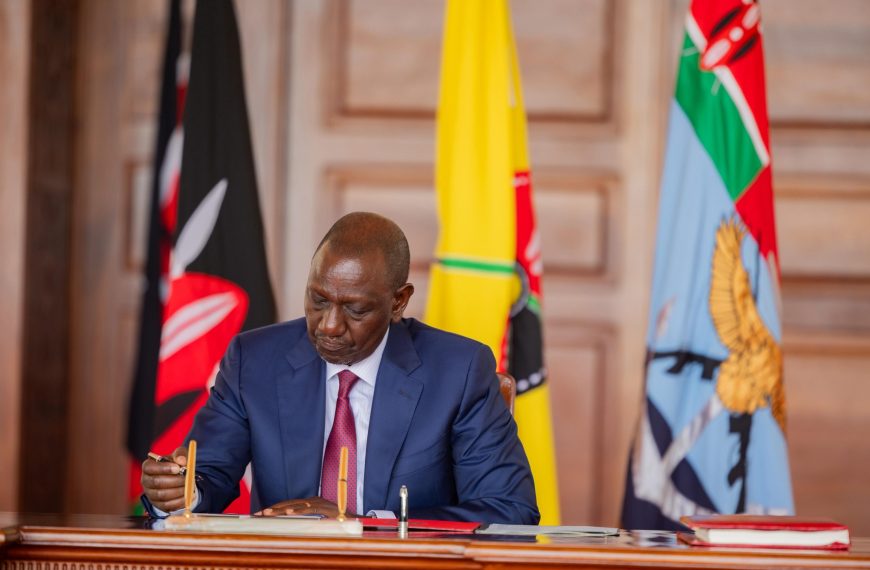 President Ruto signs laws to combat money laundering, reform insurance sector