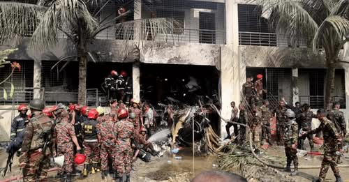 At least 19 dead after air force jet crashes into Bangladesh school » Capital News