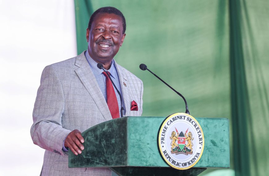 Mudavadi urges police, protesters to uphold mutual respect and the law » Capital News