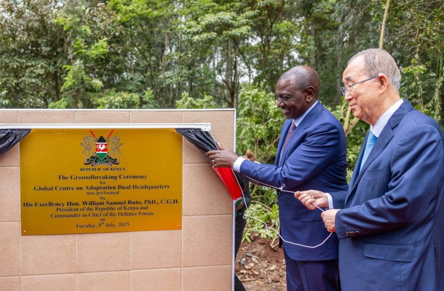 Kenya deepens global climate role as Ruto launches African HQ for Adaptation Centre
