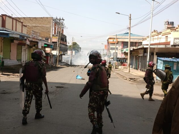 Chaos in Nakuru as protestors engage police in running battles » Capital News