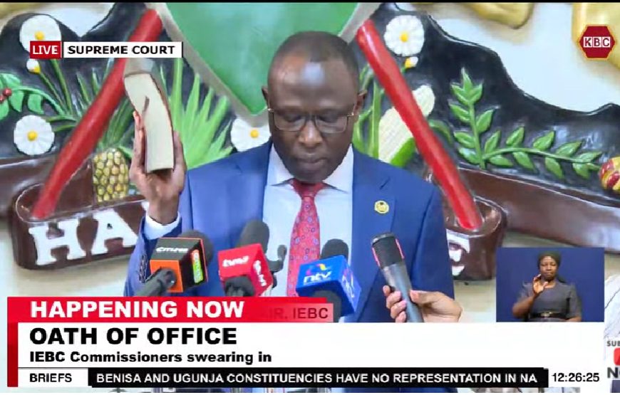 My first loyalty is to Kenyans, pledges new IEBC chair Erastus Edung
