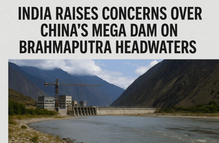 India Raises Concerns Over China’s Mega Dam on Brahmaputra Headwaters » Capital News