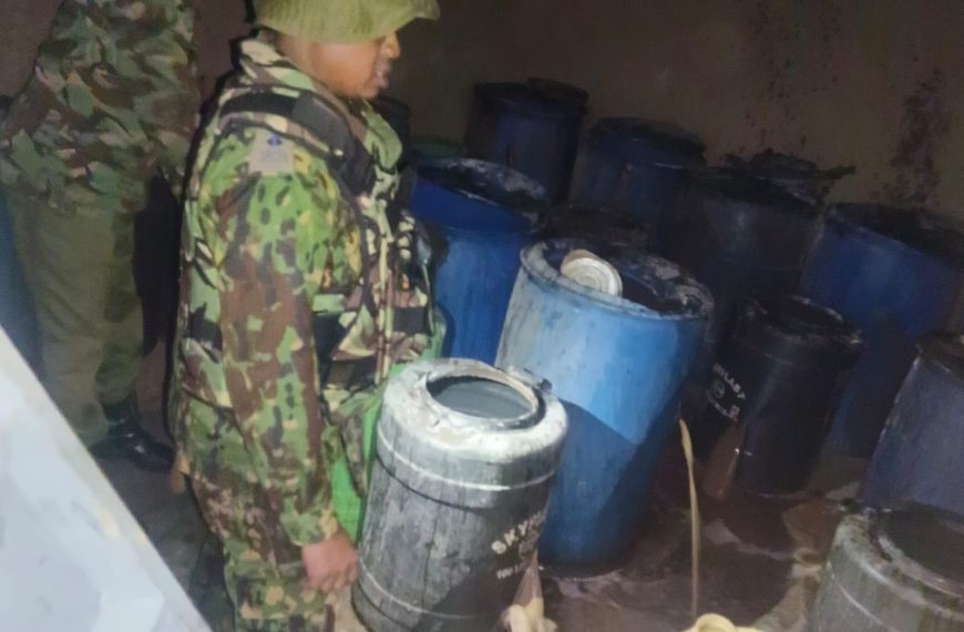 NACADA crackdown nets over 7,000 litres of illicit alcohol » Capital News