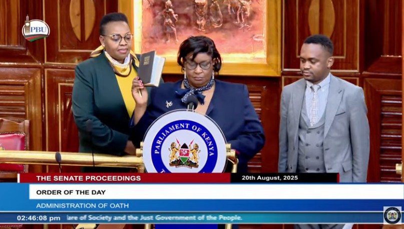 Consolata Nabwire replaces Gloria Orwoba after taking Senate oath » Capital News