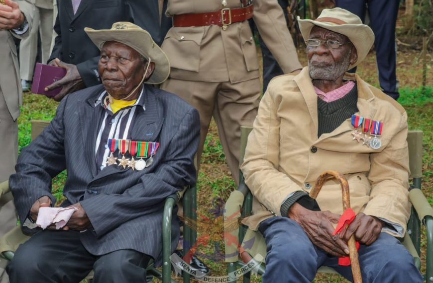 KDF Old Comrades Association honours 2 WWII veterans in Meru » Capital News