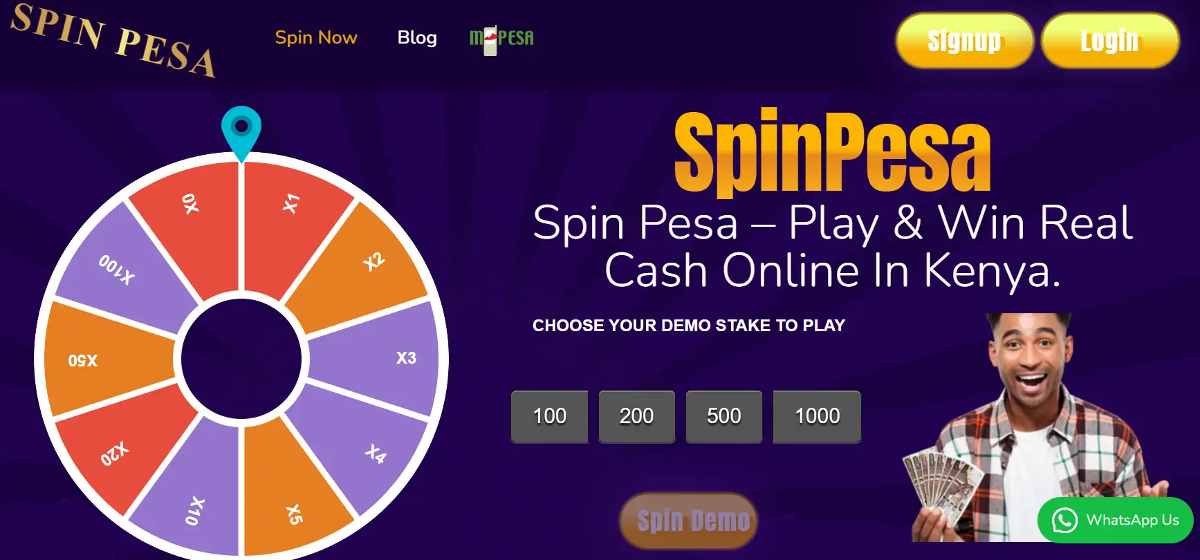 Spin to win mpesa